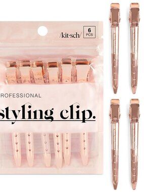 Professional Alligator Clips for Hair Styling – 3.5" Aluminum Hair Sectioning Cl